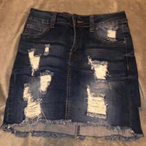 Jean skirt